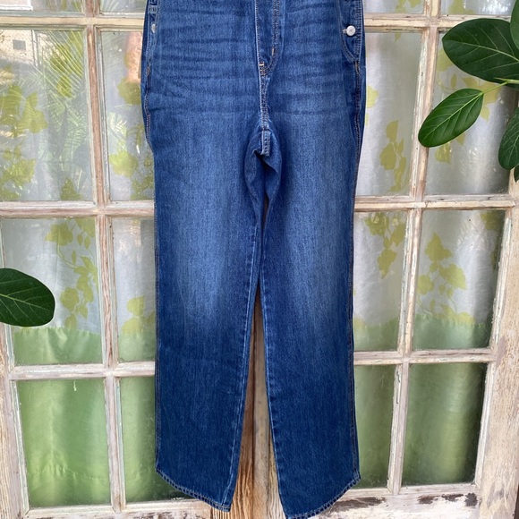 NWT 100% Cotton OLD NAVY Overalls SZ 10 Tall - Picture 2 of 9